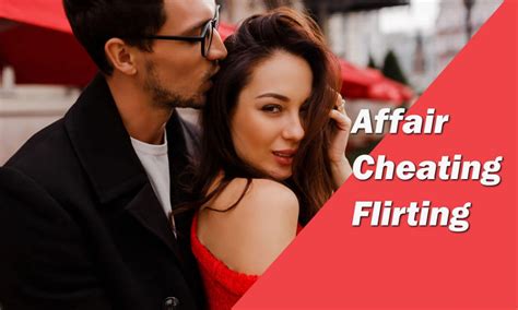 What is the difference between cheating and flirting