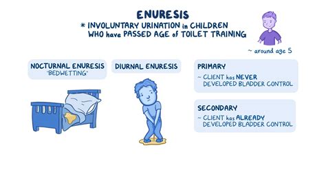 What is the difference between incontinence and enuresis