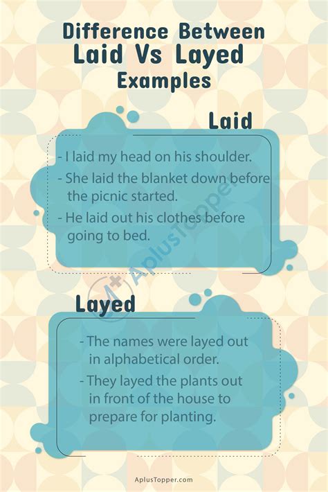 What is the difference between laid and lay