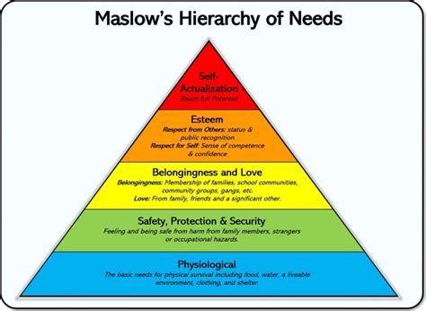 What is the example of esteem needs