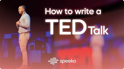 What is the format of a TED talk