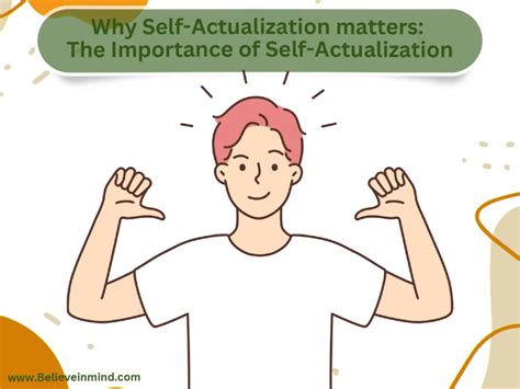 What is the importance of self actualization