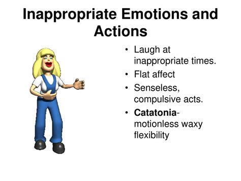 What is the inappropriate affect