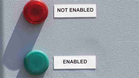 What is the meaning enabled