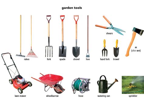 What is the meaning of garden tools