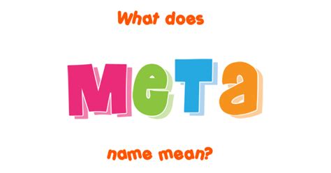What is the meaning of meta name