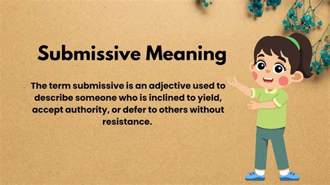 What is the meaning of submissive