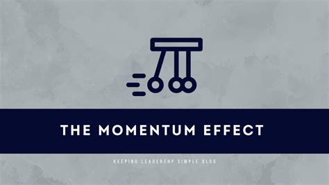 What is the momentum effect