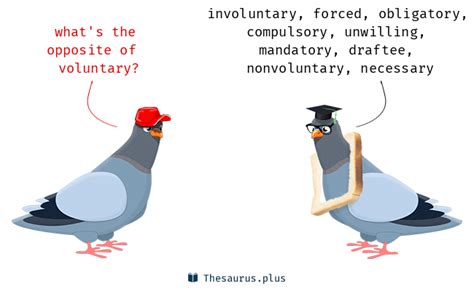 What is the opposite of voluntary