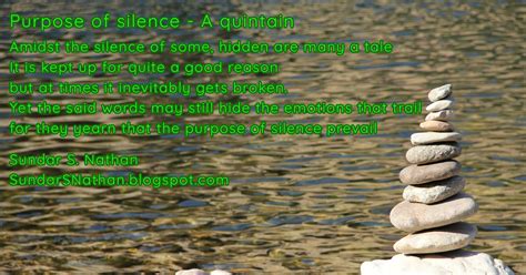 What is the purpose of silence