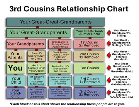 What is the relationship between 3rd cousins