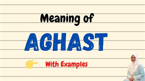 What is the root word of aghast