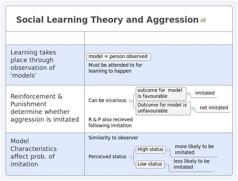 What is the social learning theory of aggression