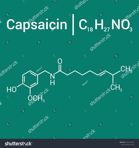 What is the structure of capsaicin