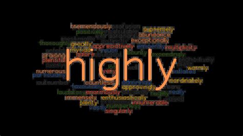 What is the synonym of highly