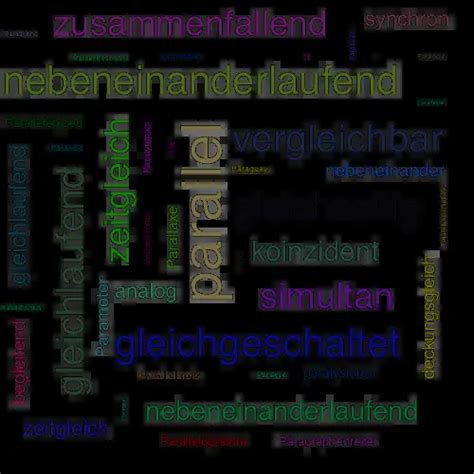 What is the synonym of parallel