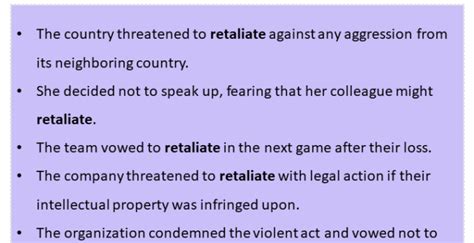 What is the synonym of retaliate