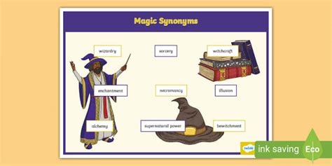 What is the synonym word of magic