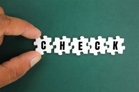 What is the word for checking something out