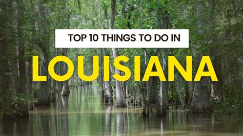 What is there to do in many Louisiana