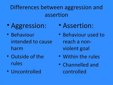 What is uncontrolled aggression
