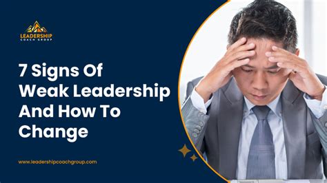 What is weak leadership