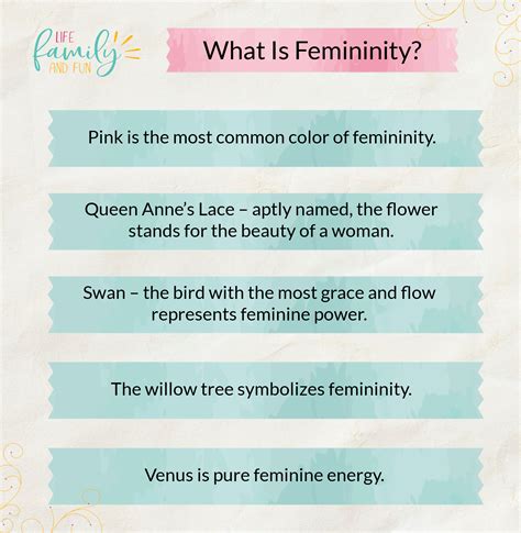 What is your definition of femininity
