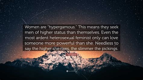What it means to be Hypergamous