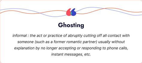What it means to be ghosted