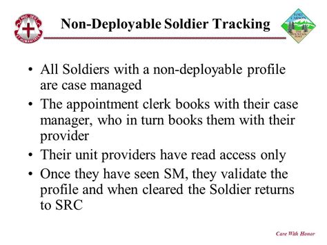 What makes a soldier non deployable