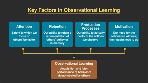 What must be in place for observational learning to occur