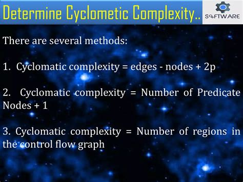 What should be the cyclomatic complexity