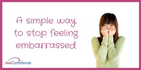 What to do after being embarrassed