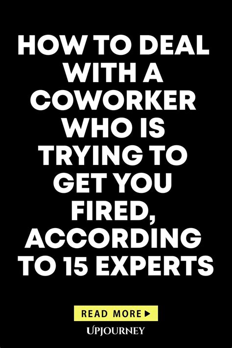 What to do if someone is trying to get you fired