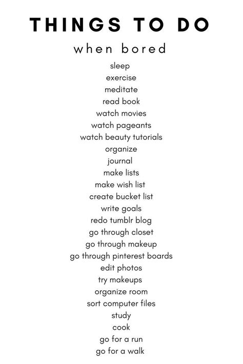 What to do when you don t know what to do when your bored