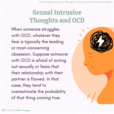 What triggers sexual intrusive thoughts
