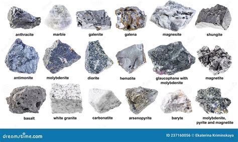 What type of rock is gray and smooth