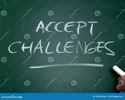 What word means to accept a challenge