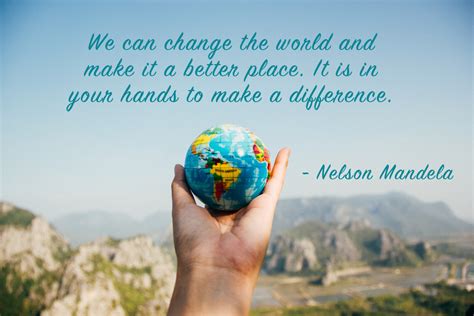 What would you like to do to change the world for the better