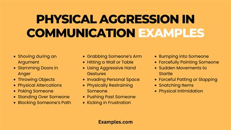 Whats an example of aggressive