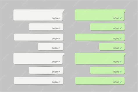 WhatsApp Chat Bubbles