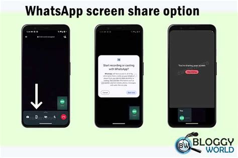 WhatsApp Share Screen