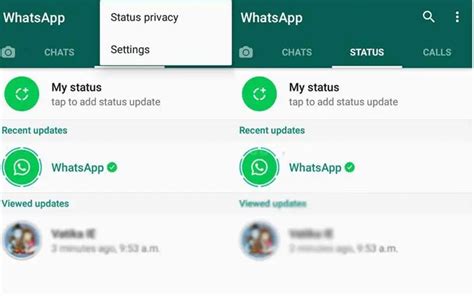 WhatsApp Status Feature