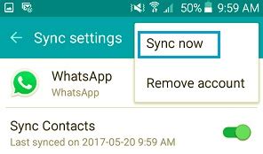 WhatsApp Sync Issues