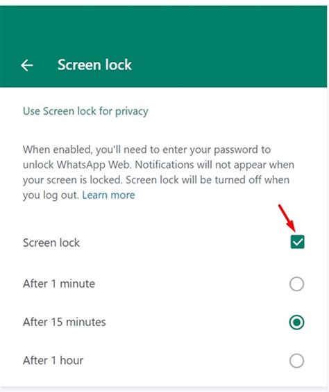 WhatsApp Web Lock