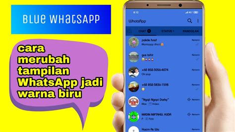 WhatsApp biru
