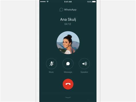 WhatsApp video call concept