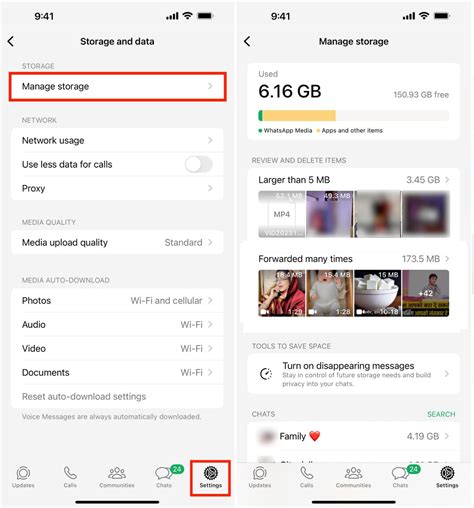 Whatsapp Storage