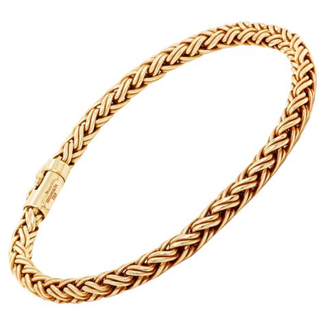 Wheat Chain Gold Bracelet