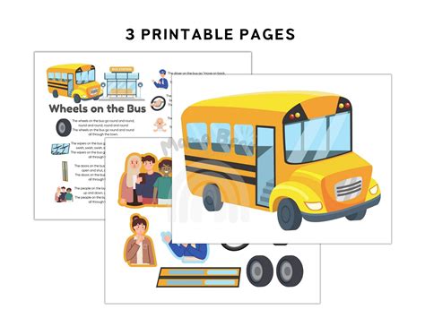 Wheels On The Bus Printables
